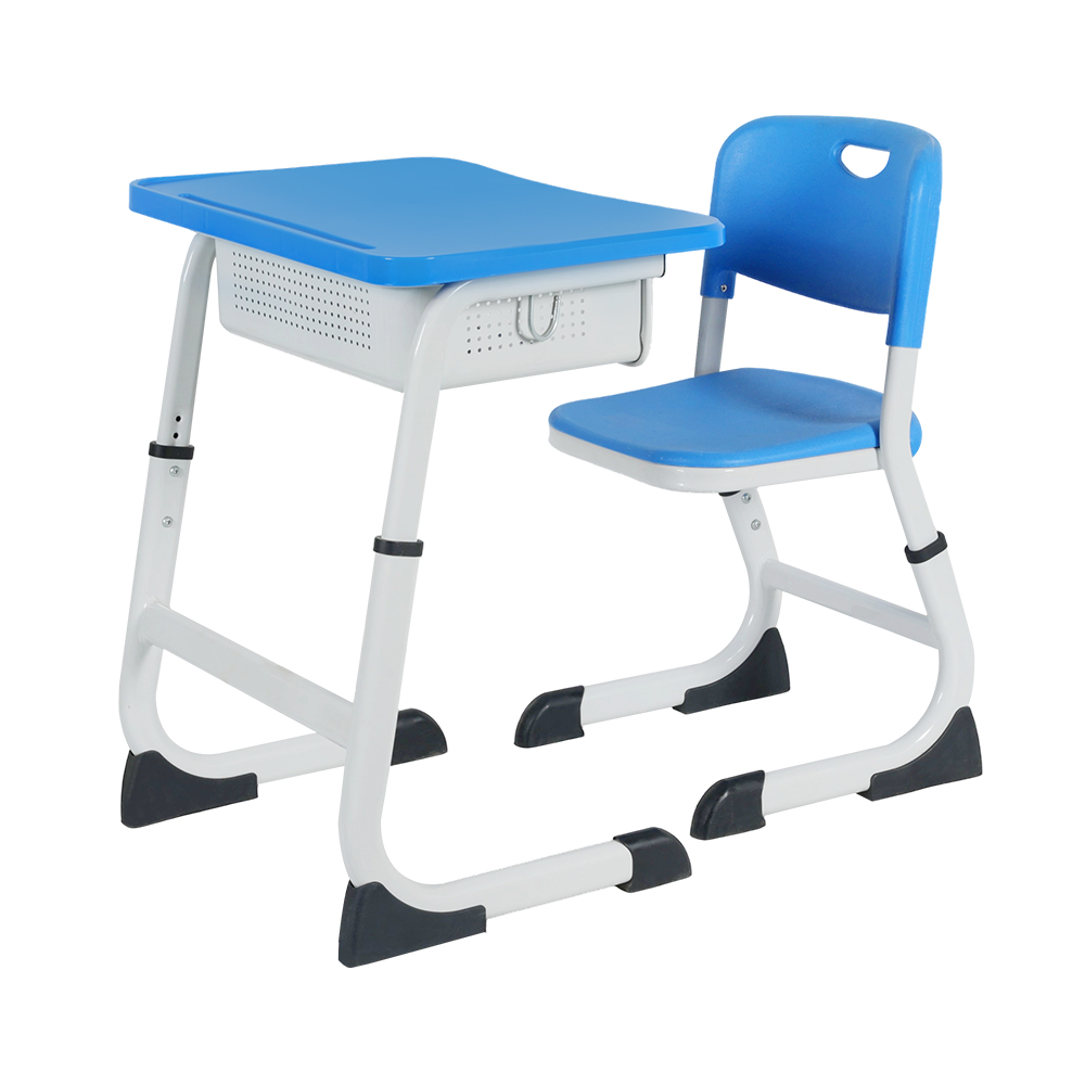 现代学校桌椅可调轻便学校桌椅套装姿势支撑设计