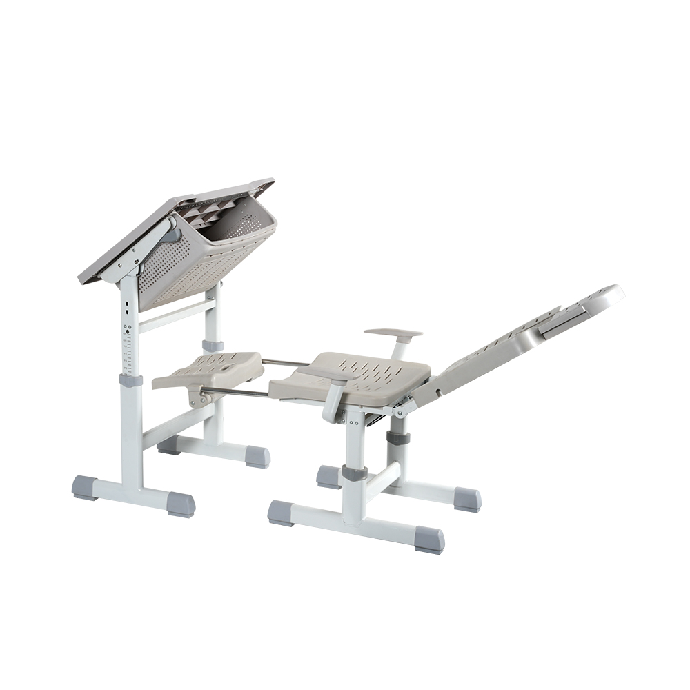 人体工学可调午休桌椅学校家具学生桌椅可调躺椅