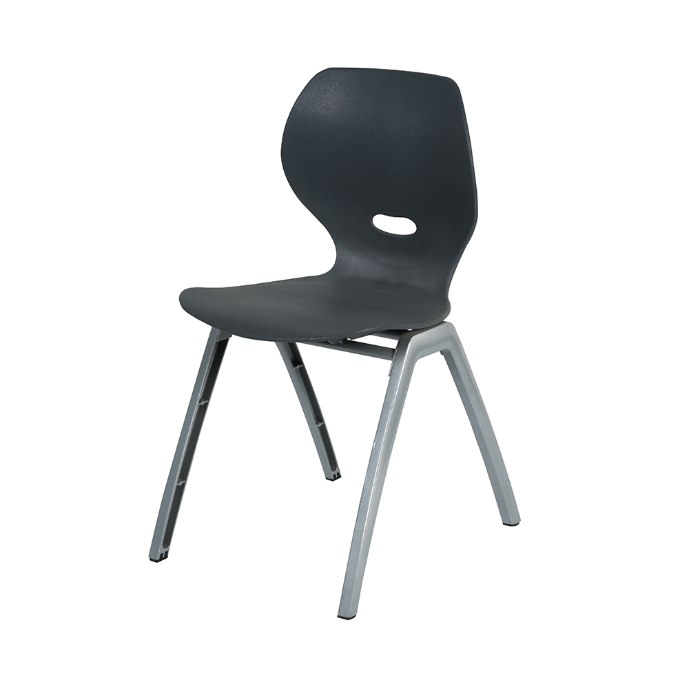 黑色节省空间简约课堂椅
