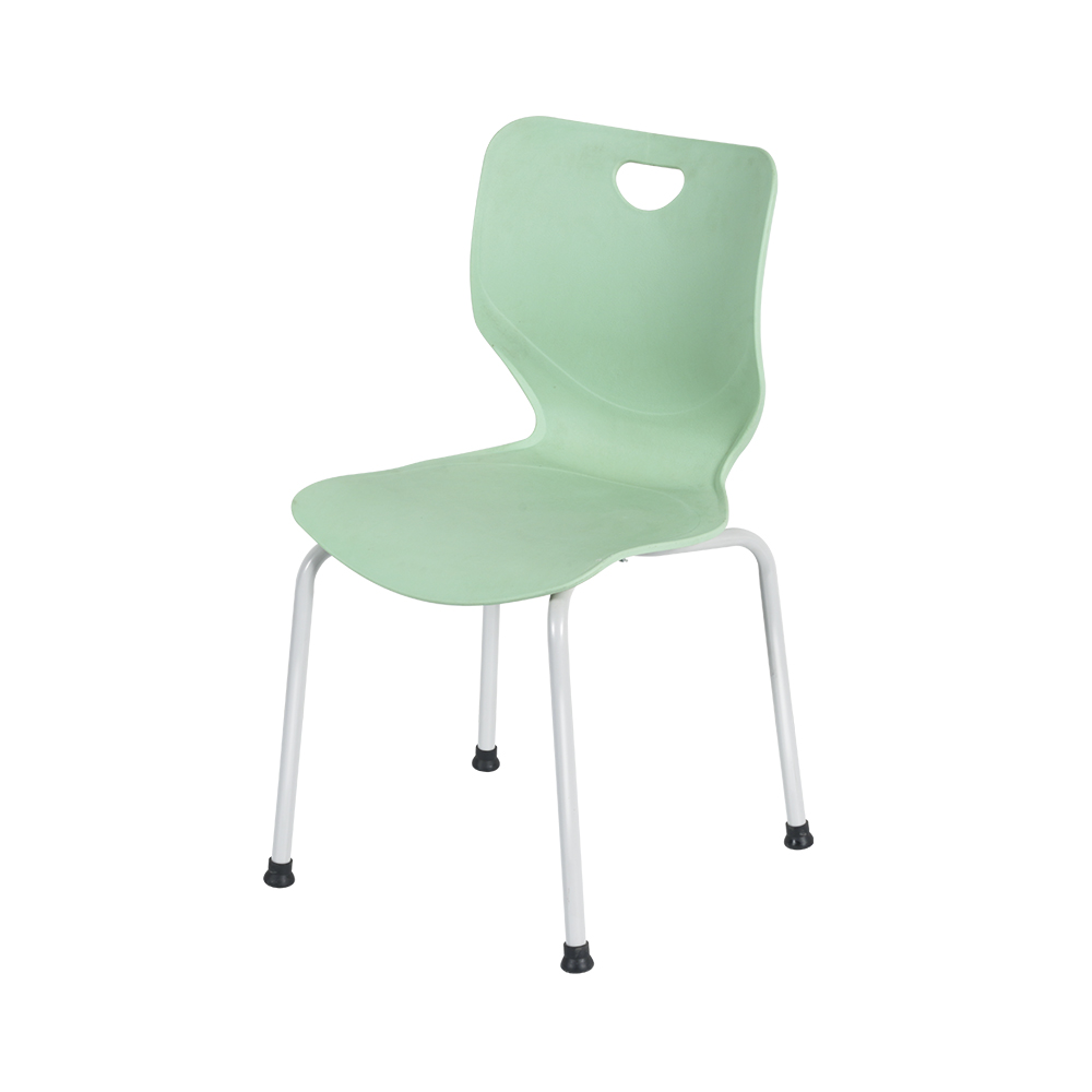 简约薄荷绿课堂椅带通风靠背