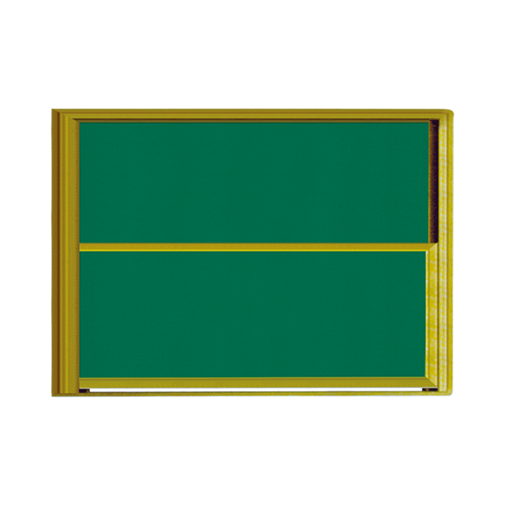 宽敞金边双面黑板