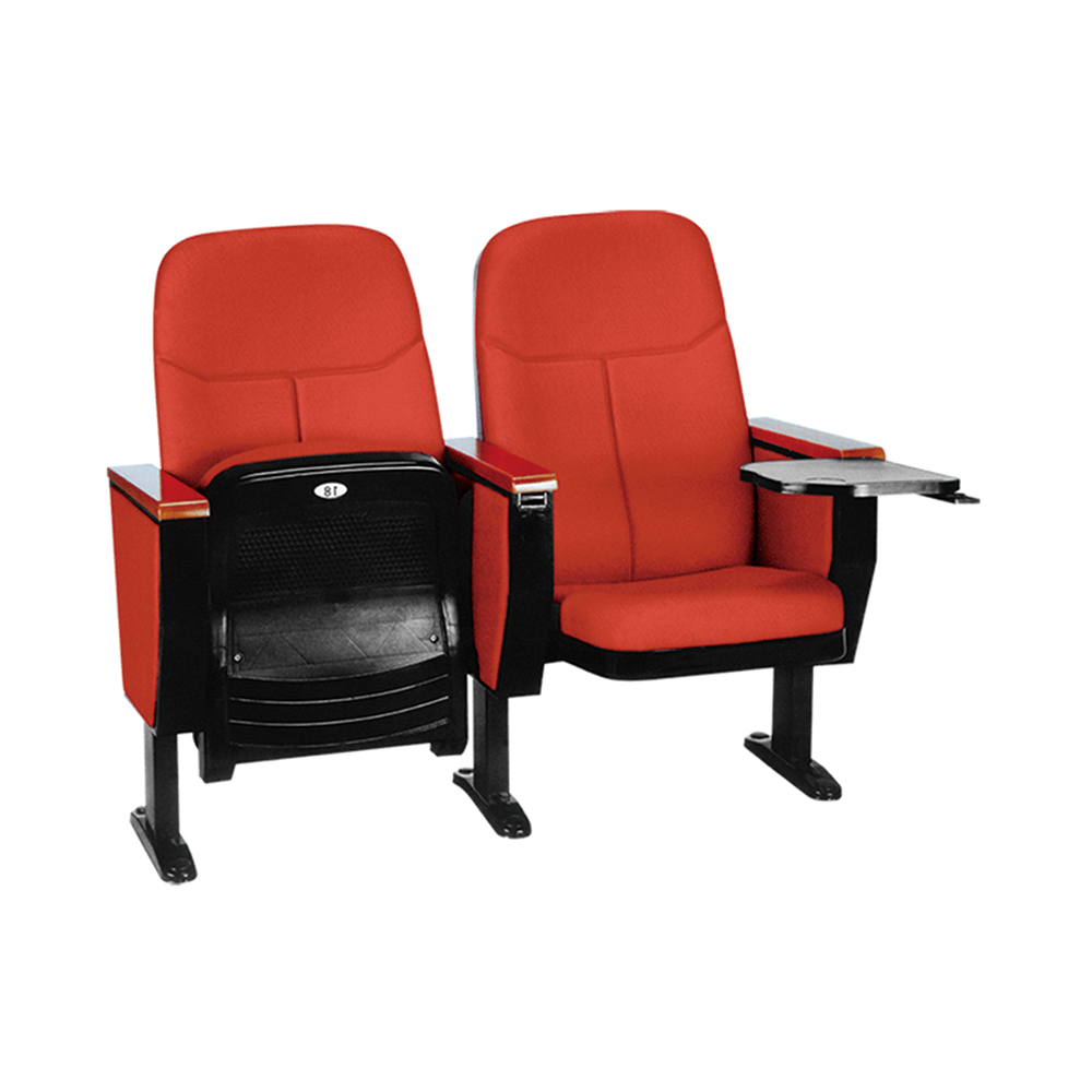 红色天鹅绒可折叠托盘桌豪华软座