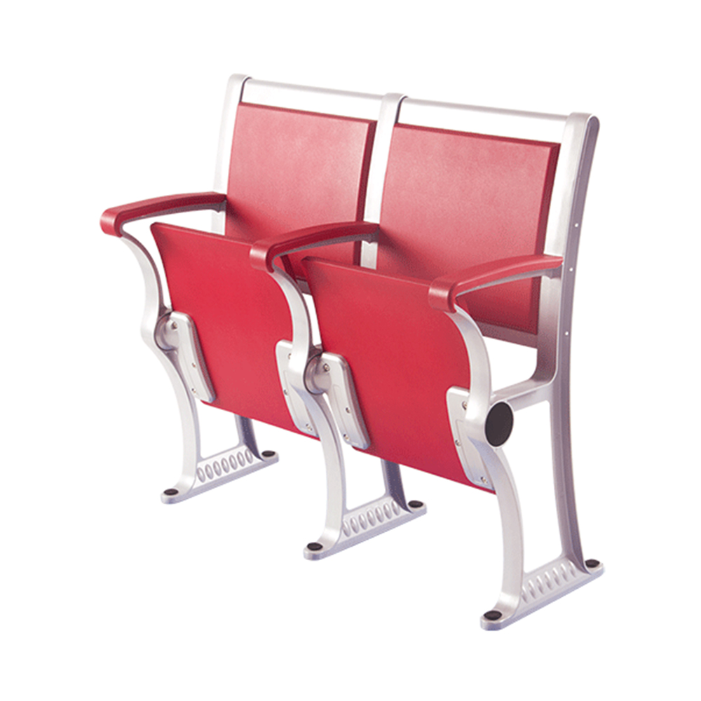 新品爆款人体工学红色靠背教堂家庭影院阶梯教室排椅