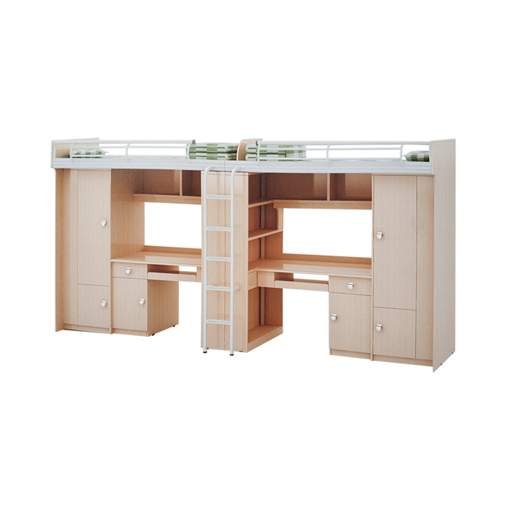 宽敞双功能一体化储物公寓床