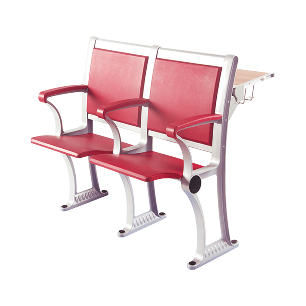 新品爆款人体工学红色靠背教堂家庭影院阶梯教室排椅