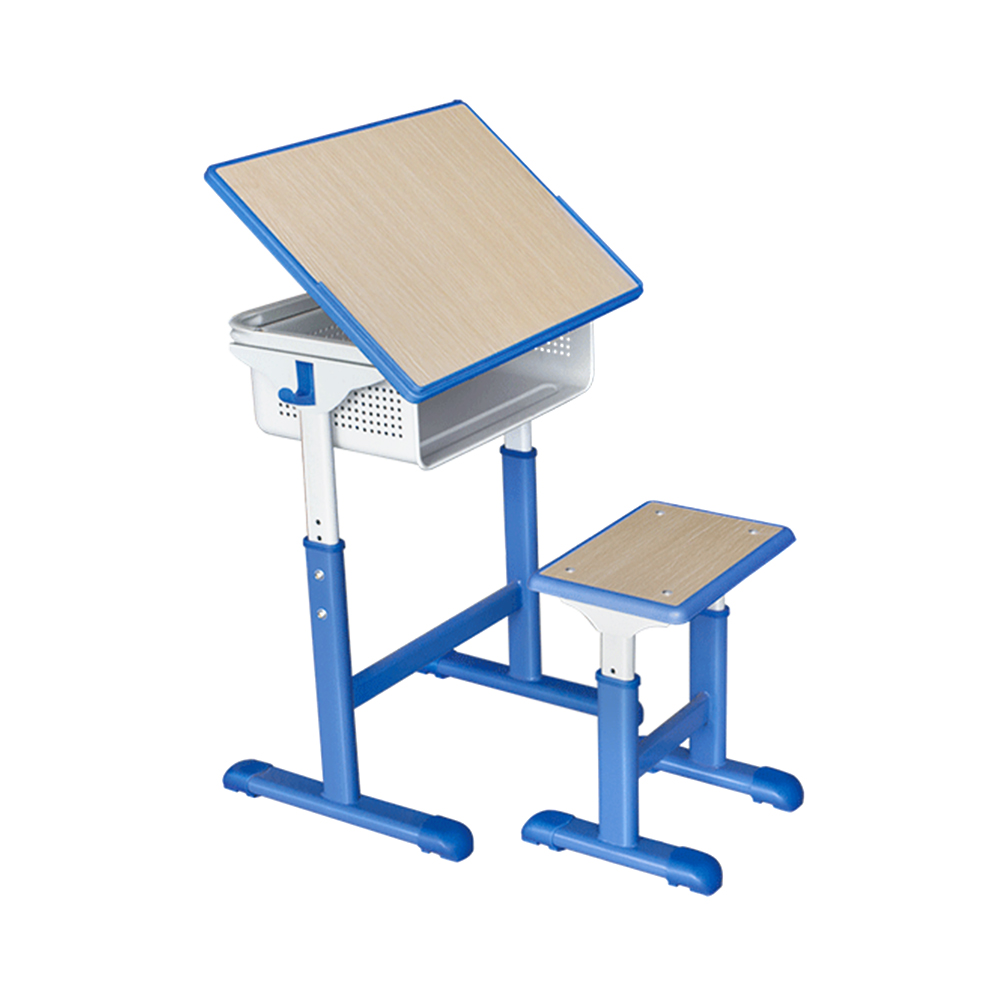 人体工学可调学校学生美术桌