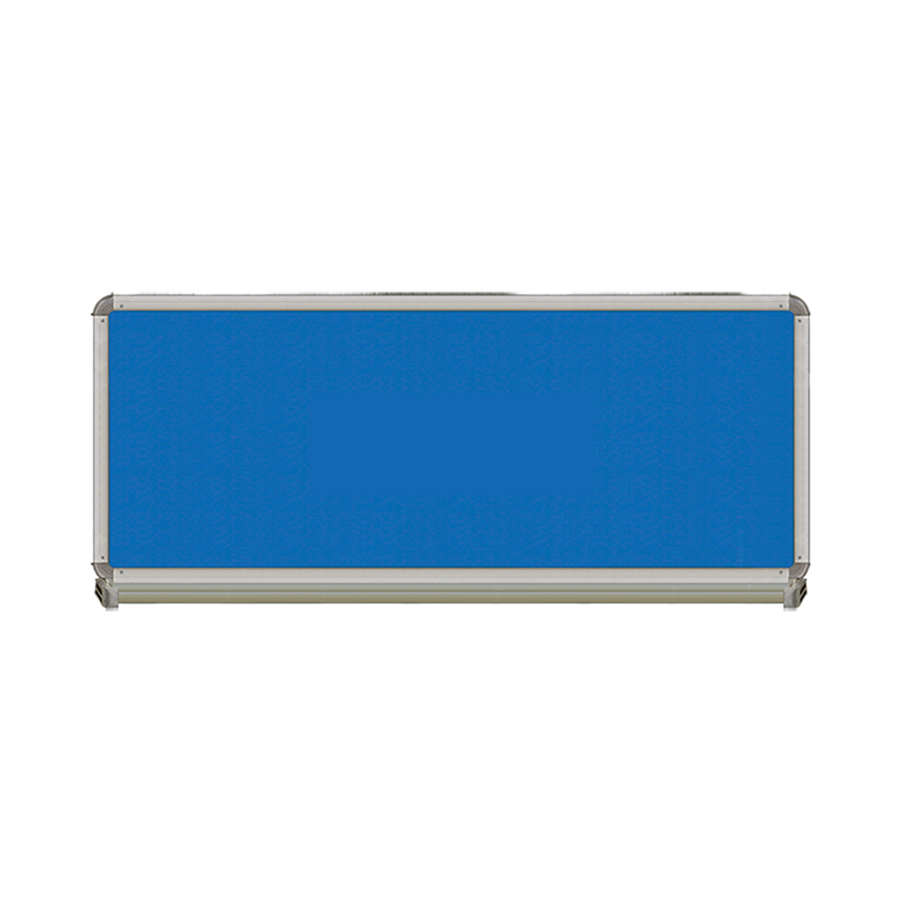 蓝色涂层软木金属边缘黑板