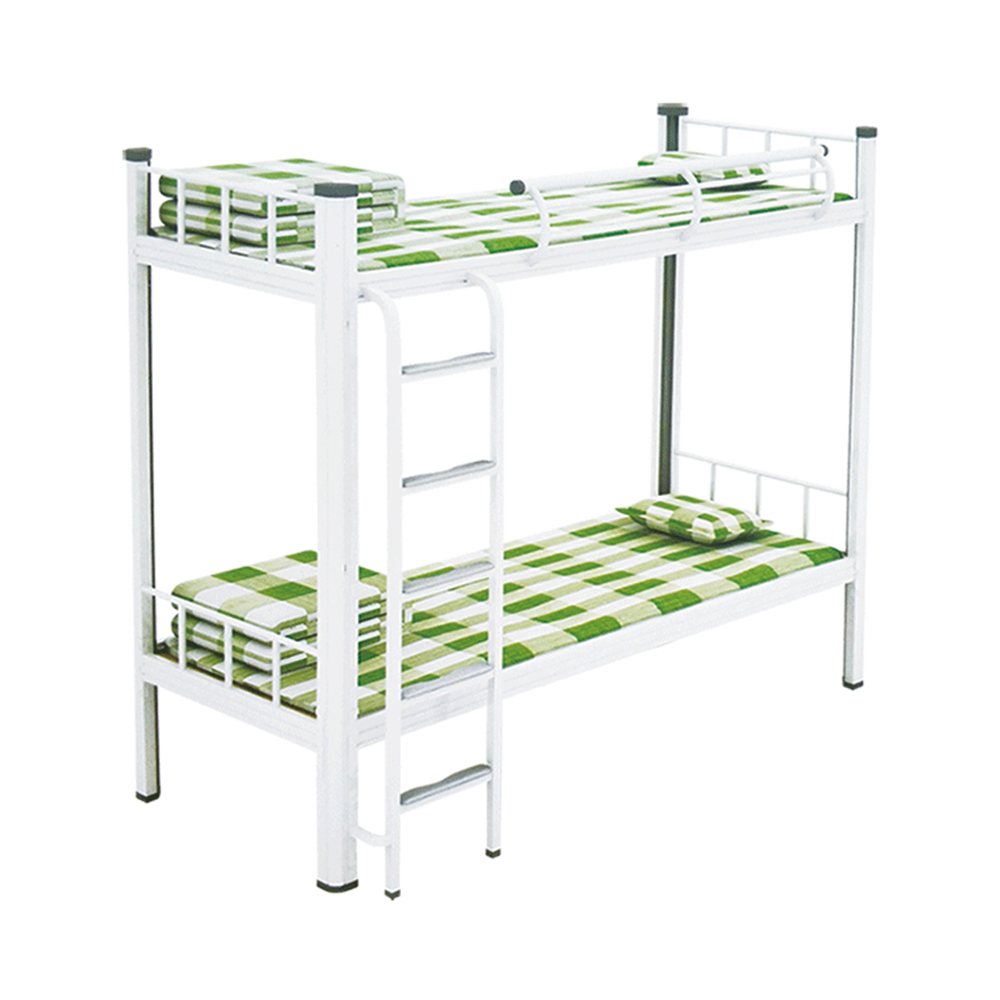 现代金属紧凑型双人公寓床