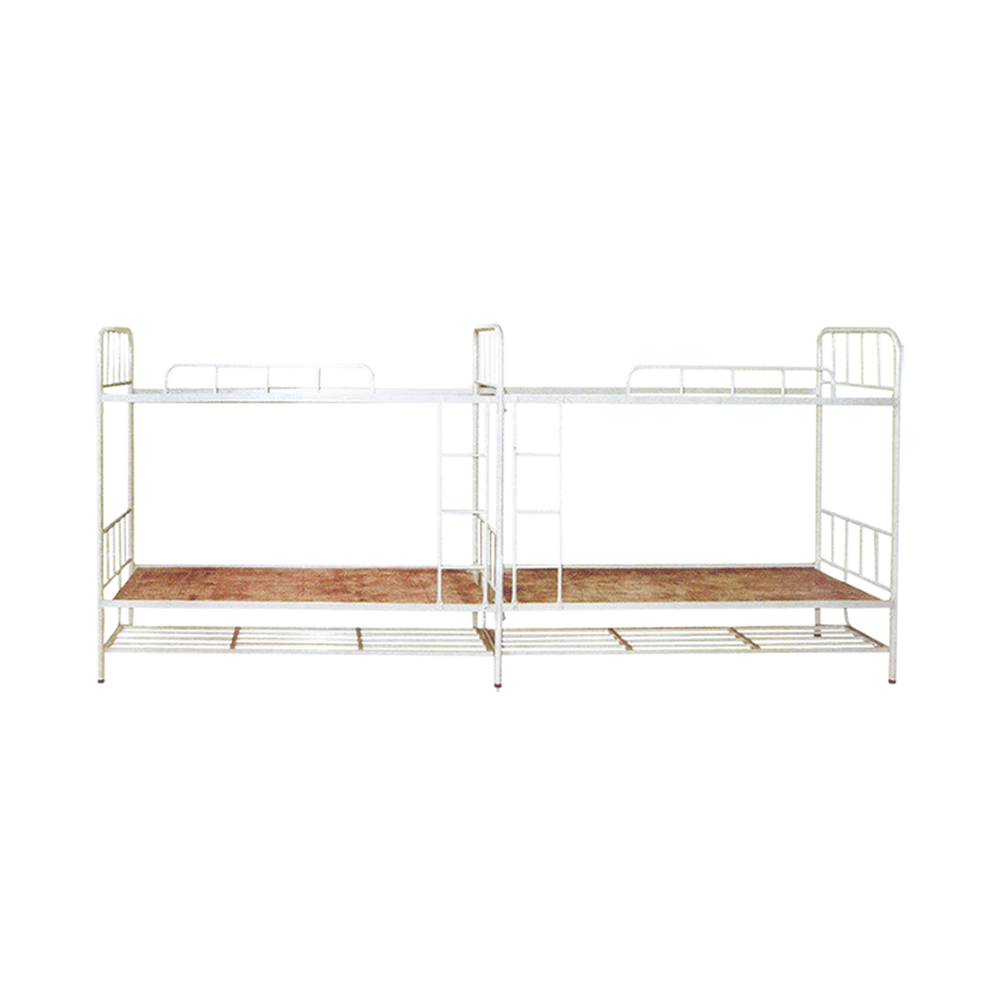 紧凑型双层坚固护栏宿舍公寓床