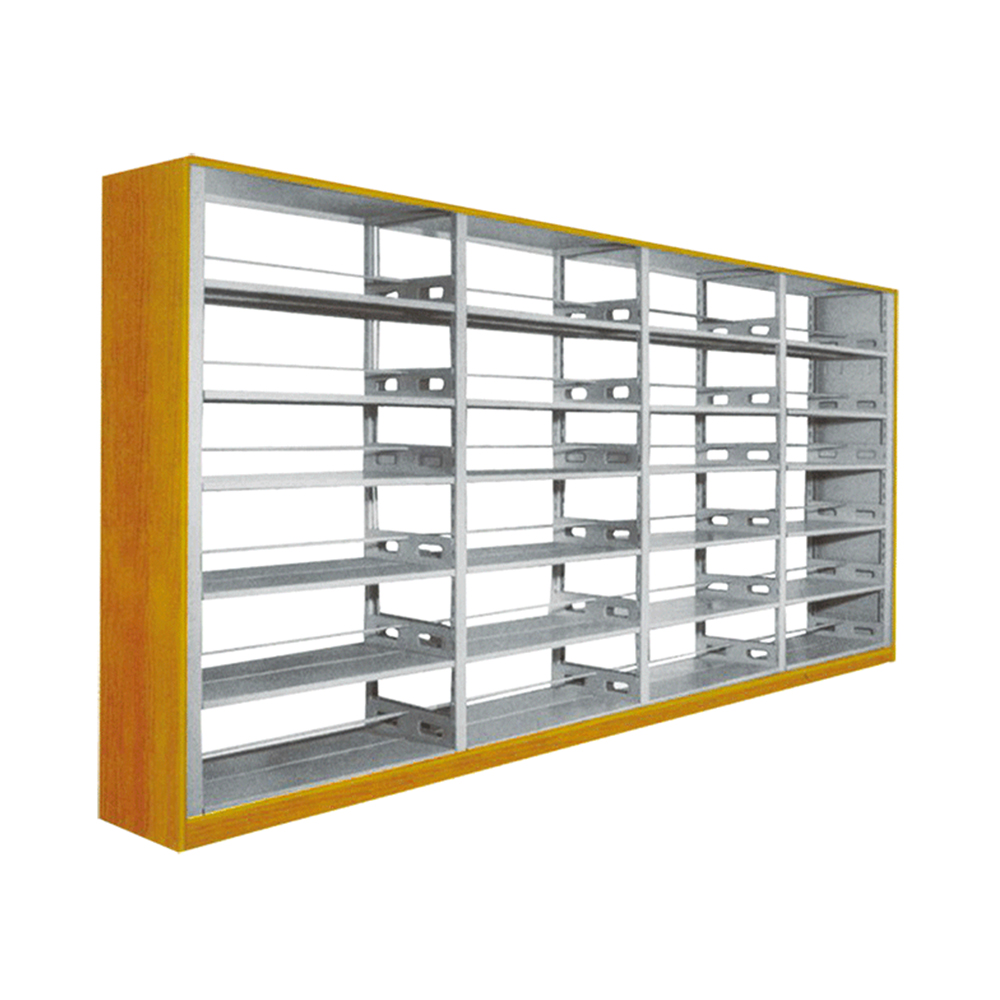 学校优雅现代木质书架